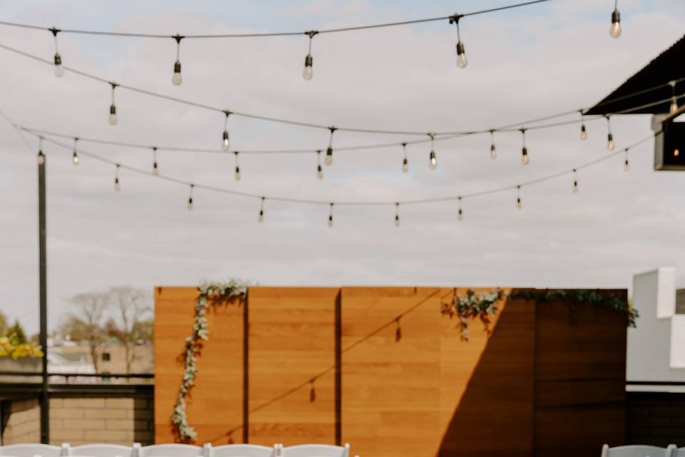 Wood Wall Ceremony