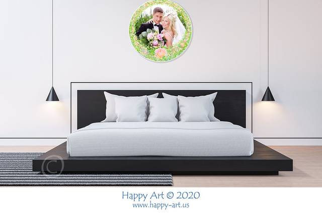 The Art Disk in the Bedroom