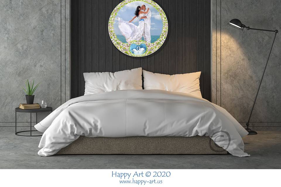 The Art Disk in the Bedroom