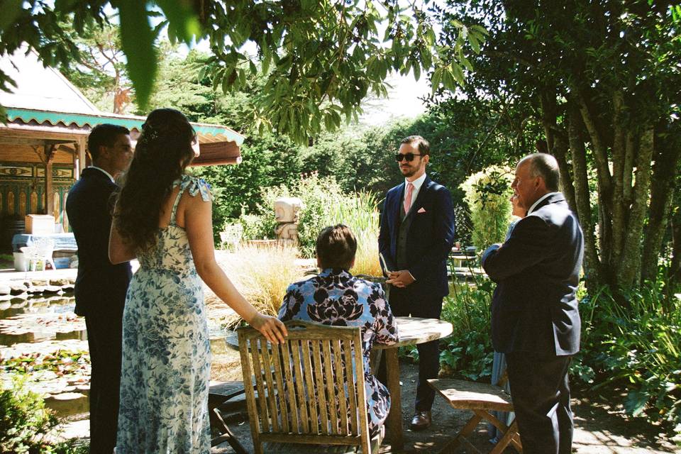 Stinson Beach Wedding on 35mm