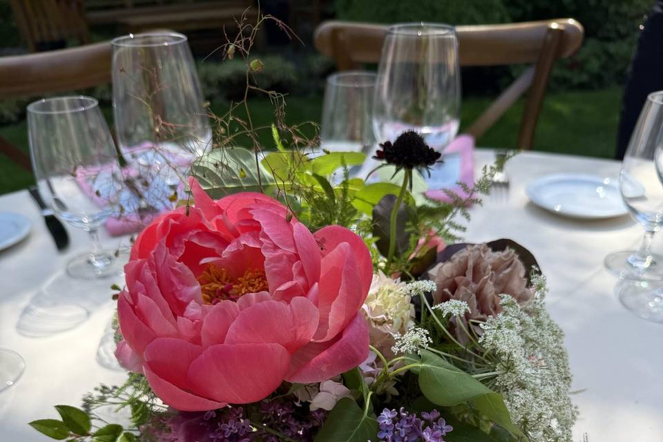 Peony Centerpiece