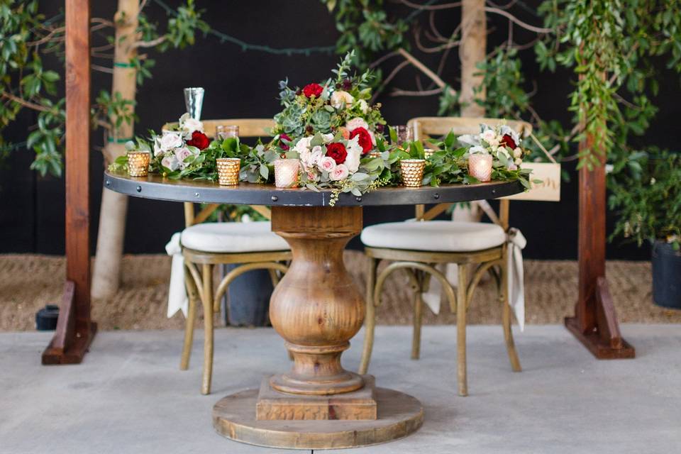 Sweetheart table