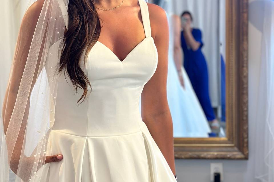 Adding straps to a strapless