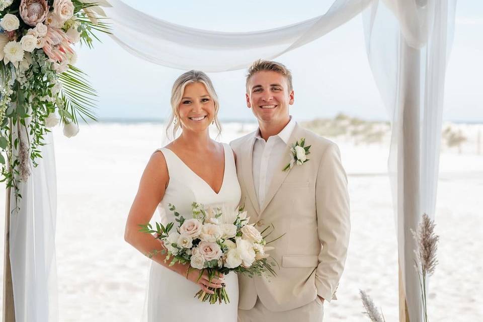Beach weddings are a fav here!