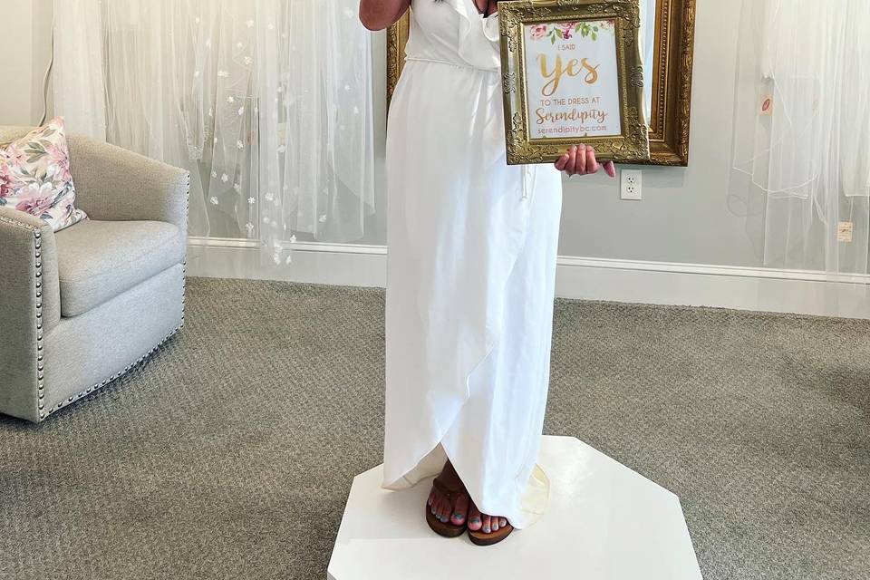 She said yes!