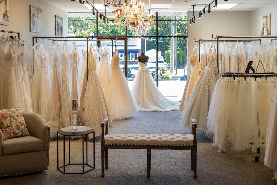 Your dress is waiting for you
