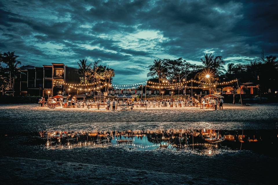 Beach supper celebration