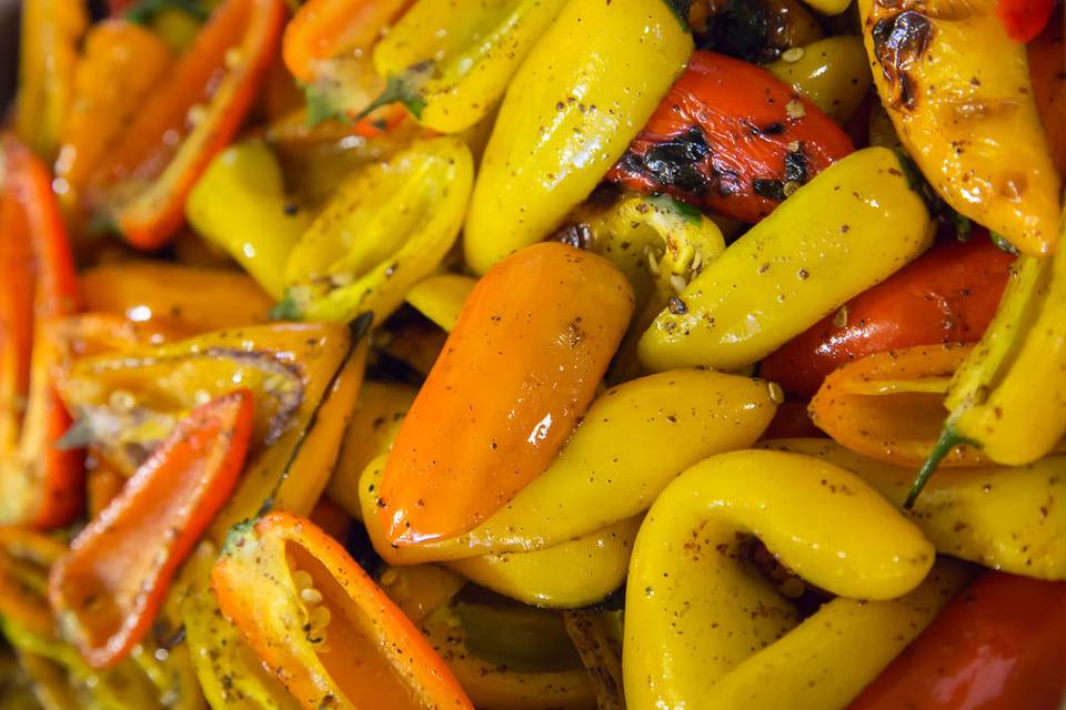 Grilled Mixed Peppers