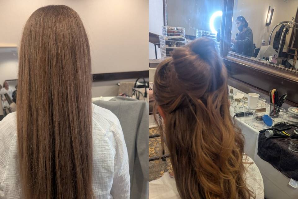 Half up half down