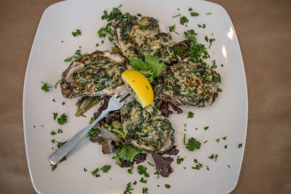 Oysters Rockefeller