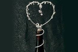 Heart Wine Bottle Topper