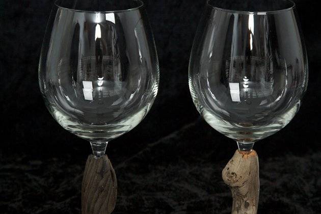 Driftwood Red Wine Glass