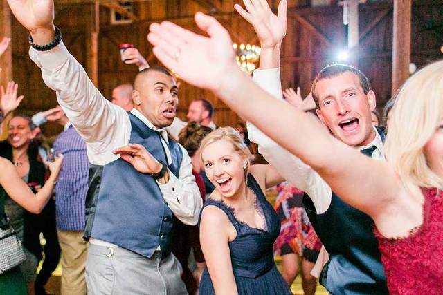 Guests partying