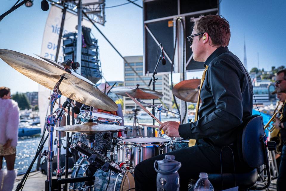 Chris Carlson on Drums