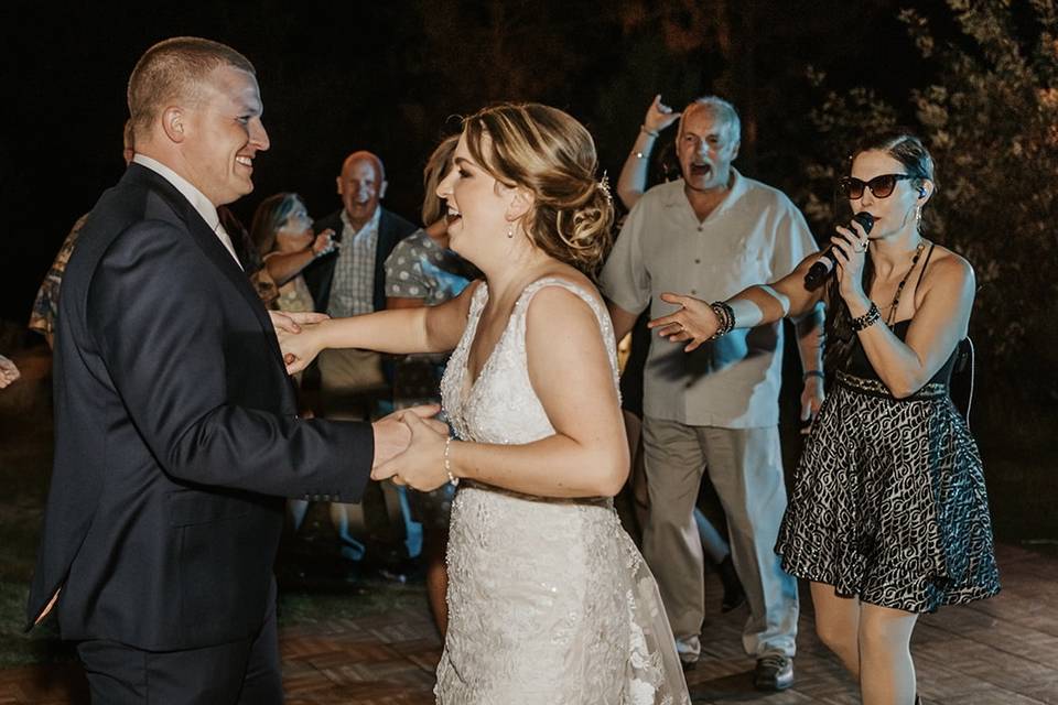 Tristin, Bride, & Groom