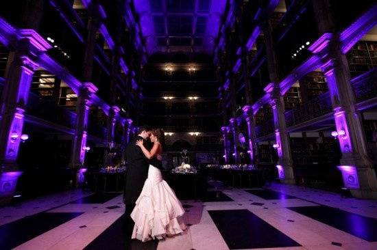 Dance Floor and uplighting.