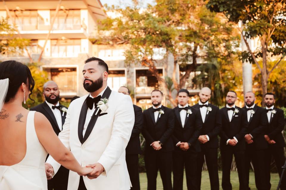 Ceremony lobby garden