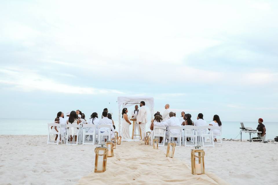 Wedding on a beach