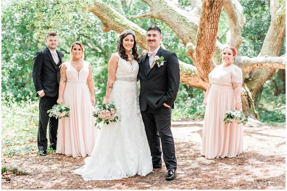 Forest Wedding Party