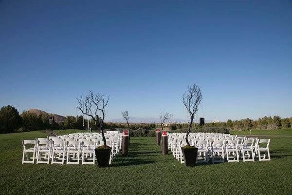 Outdoor Ceremony.  Southern Highlands Golf Course