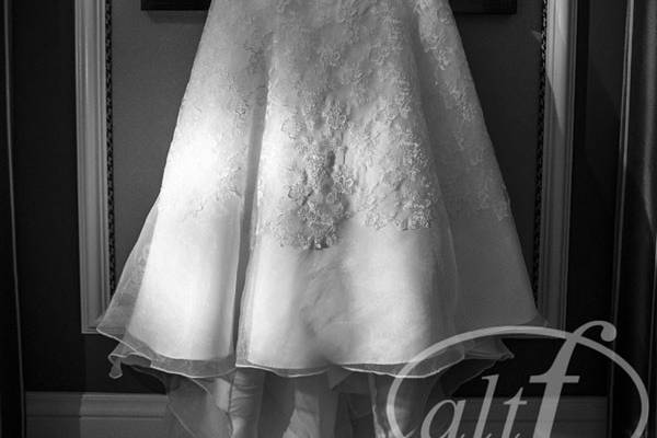 Strapless Lace Wedding Dress