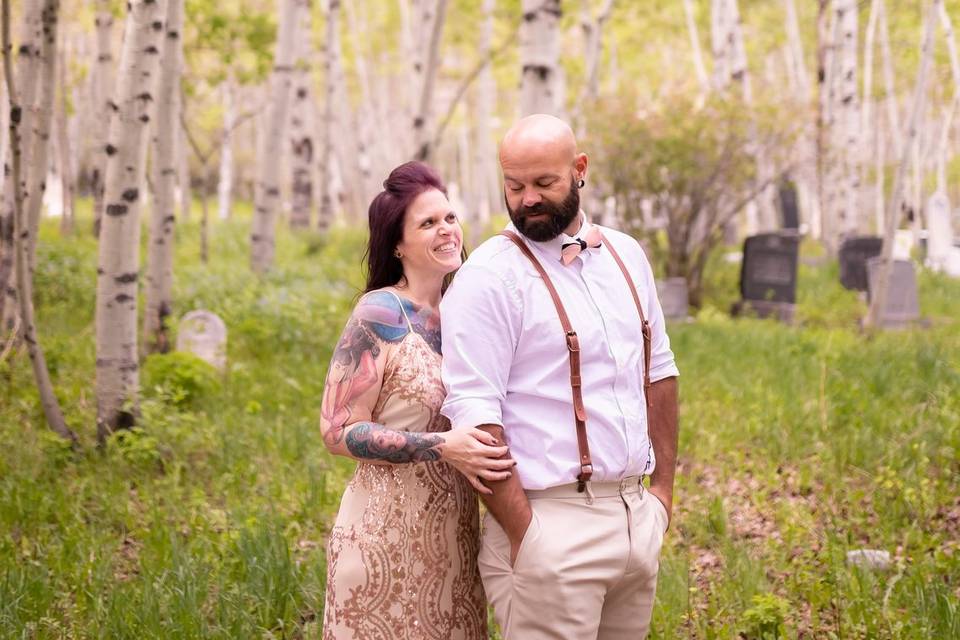 Married in Park City cemetery