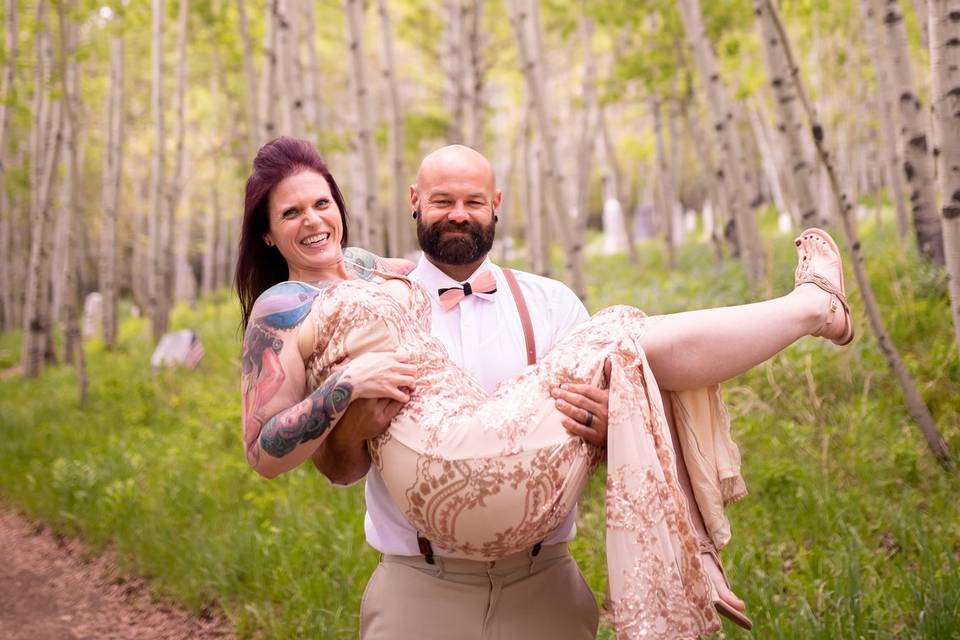 Married in Park City cemetery