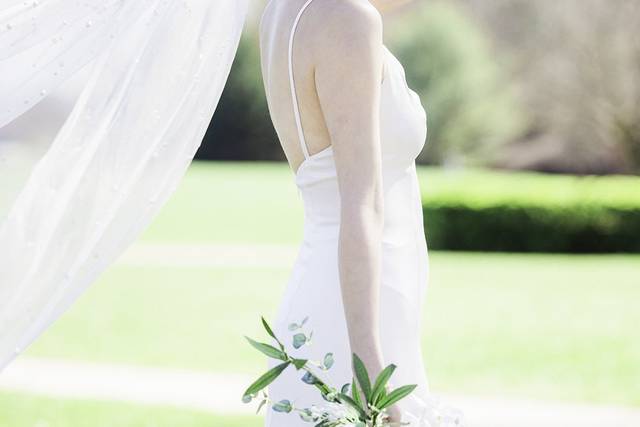 Spring bridal portrait