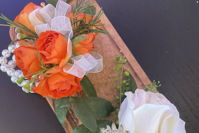 Corsage and boutonniere
