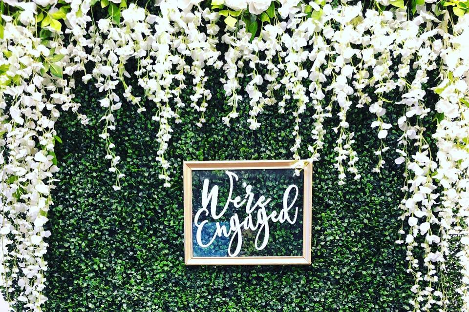 Floral wall for any event