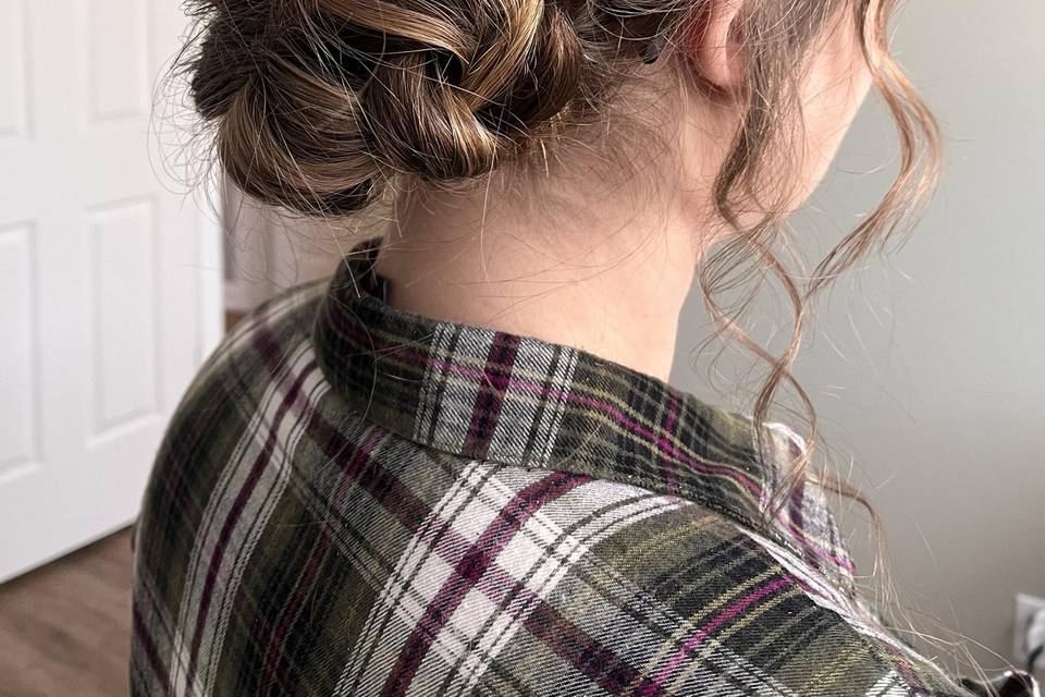 Double Braid bun