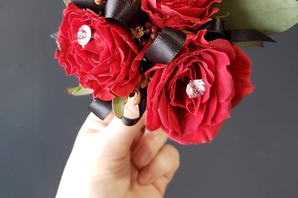 Red corsage