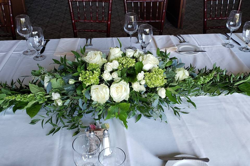 Centerpiece with Garland