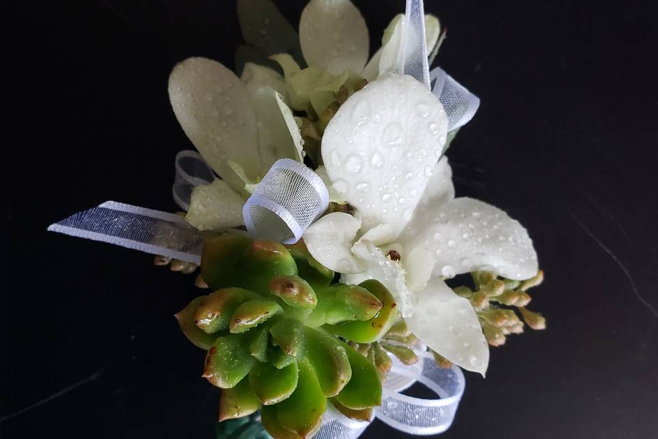 White corsage