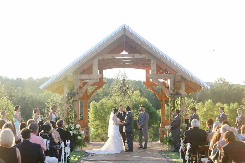 Wedding with a view