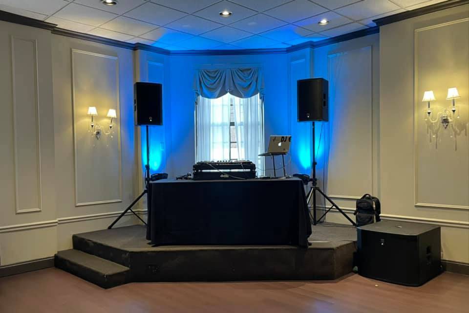 The DJ booth