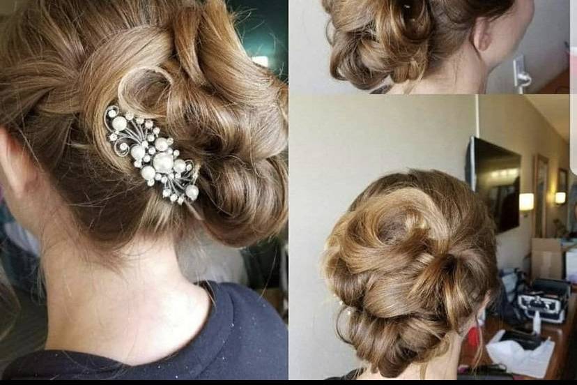 Whimsical updo