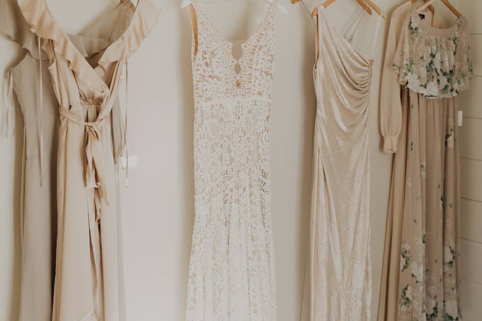 Hanging Dresses