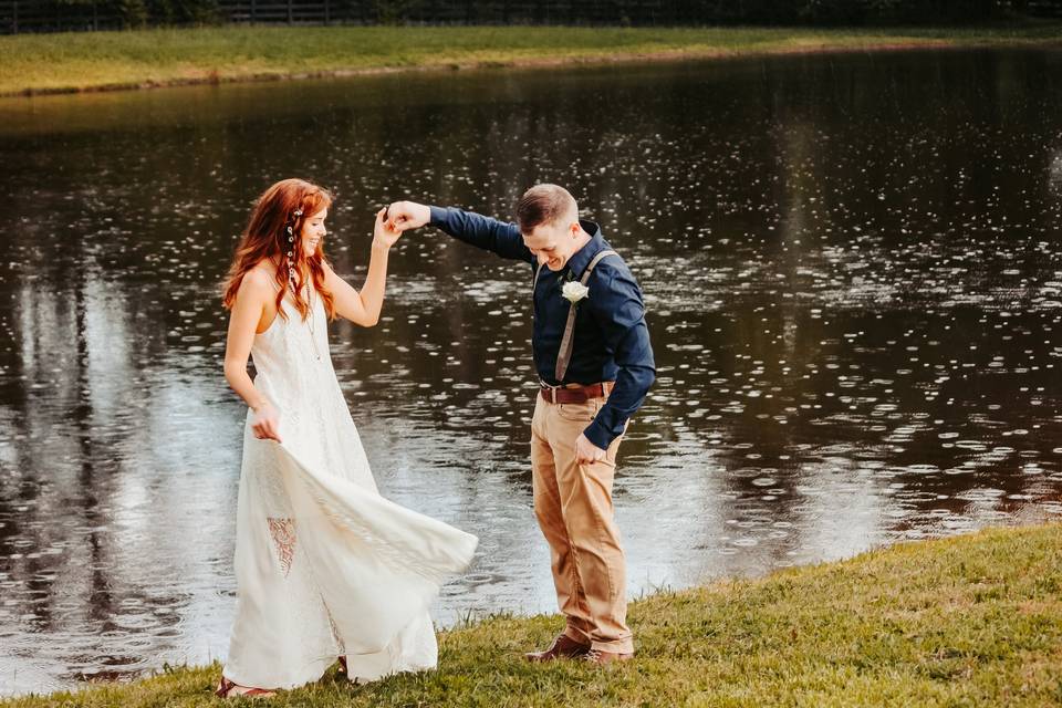 Dancing in the rain