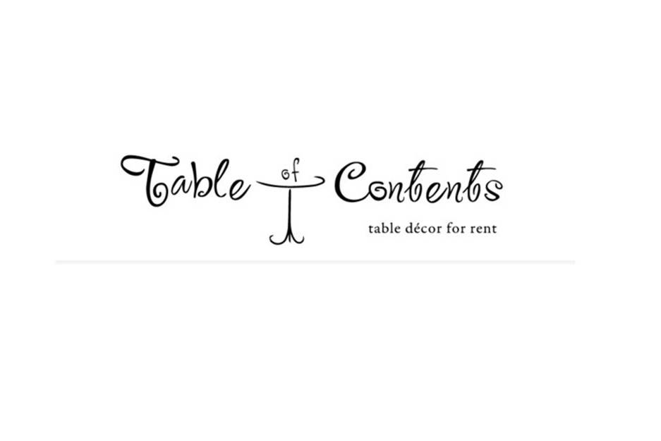 Table of Contents