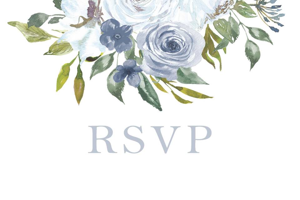 Wedding RSVP Postcard