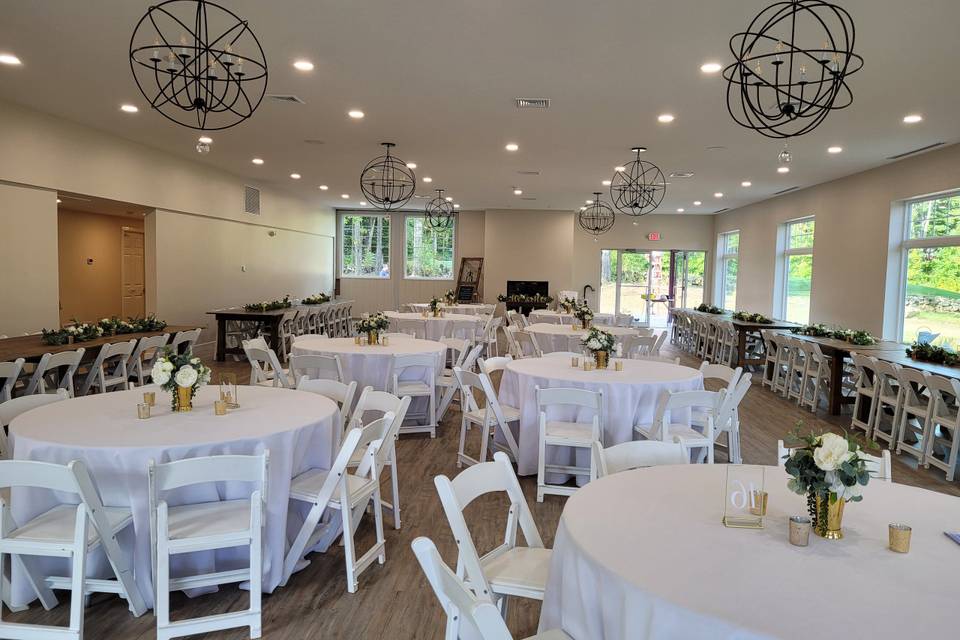 Main Hall with a mix of tables