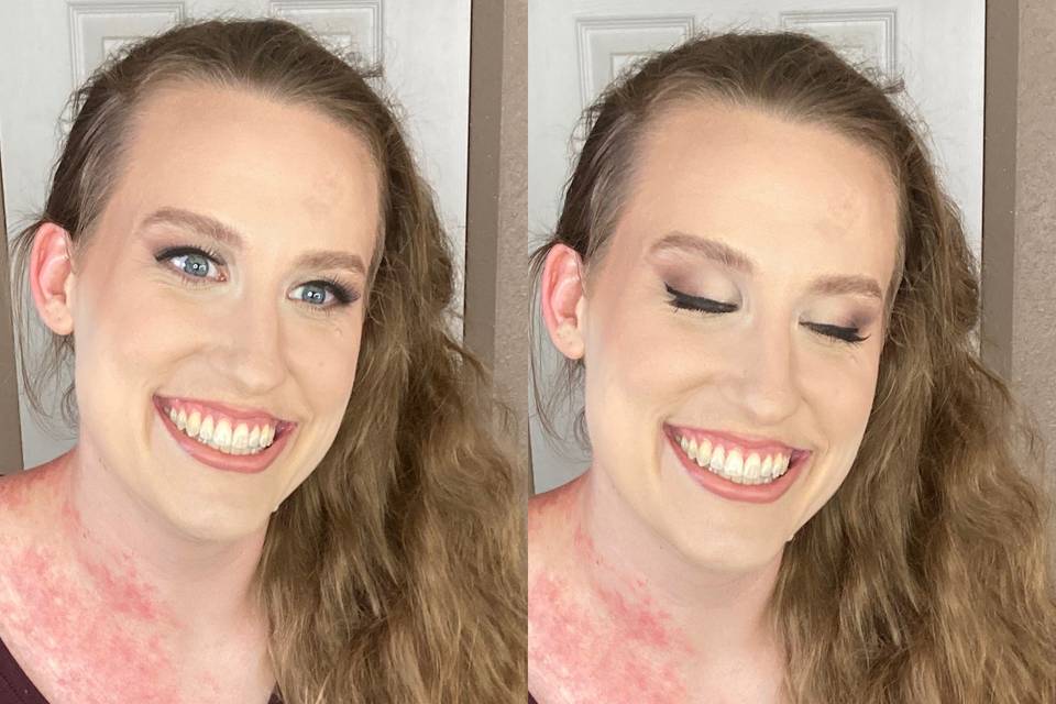 Beautiful Trial Run  Makeup