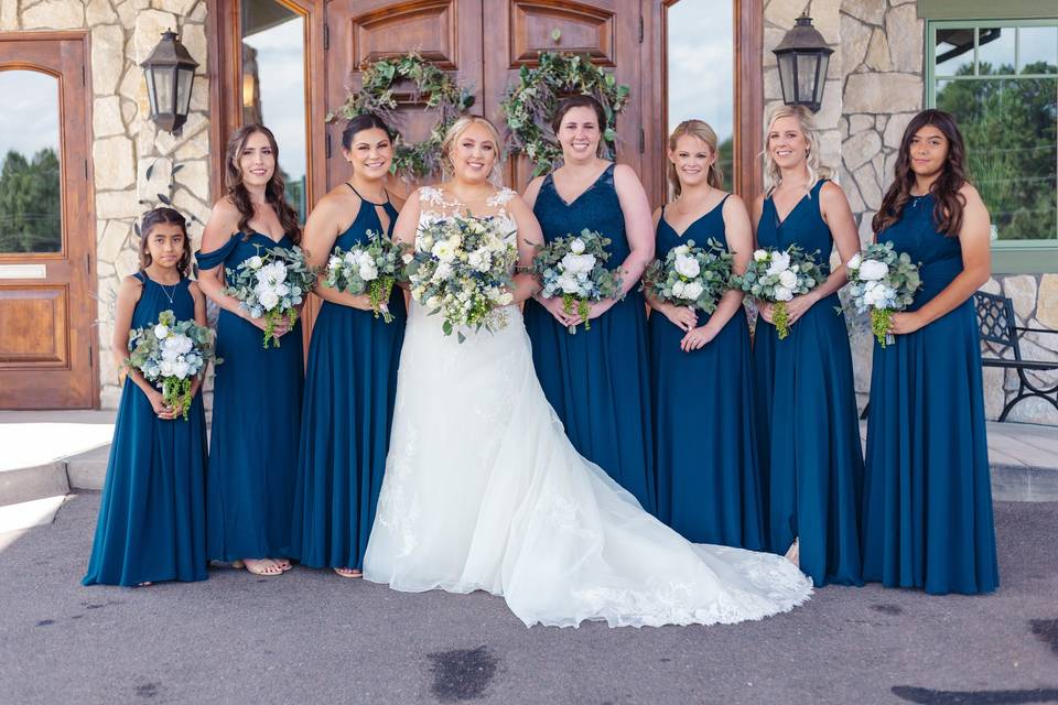 The happy to-be-wed and their team