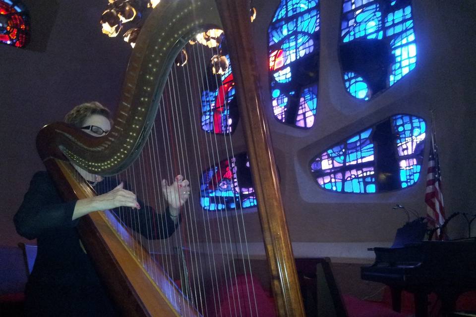 Harp music is heavenly