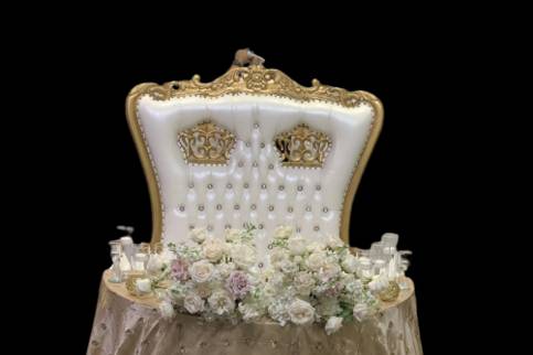Chair and table decor