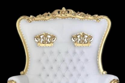 Chair with crowns