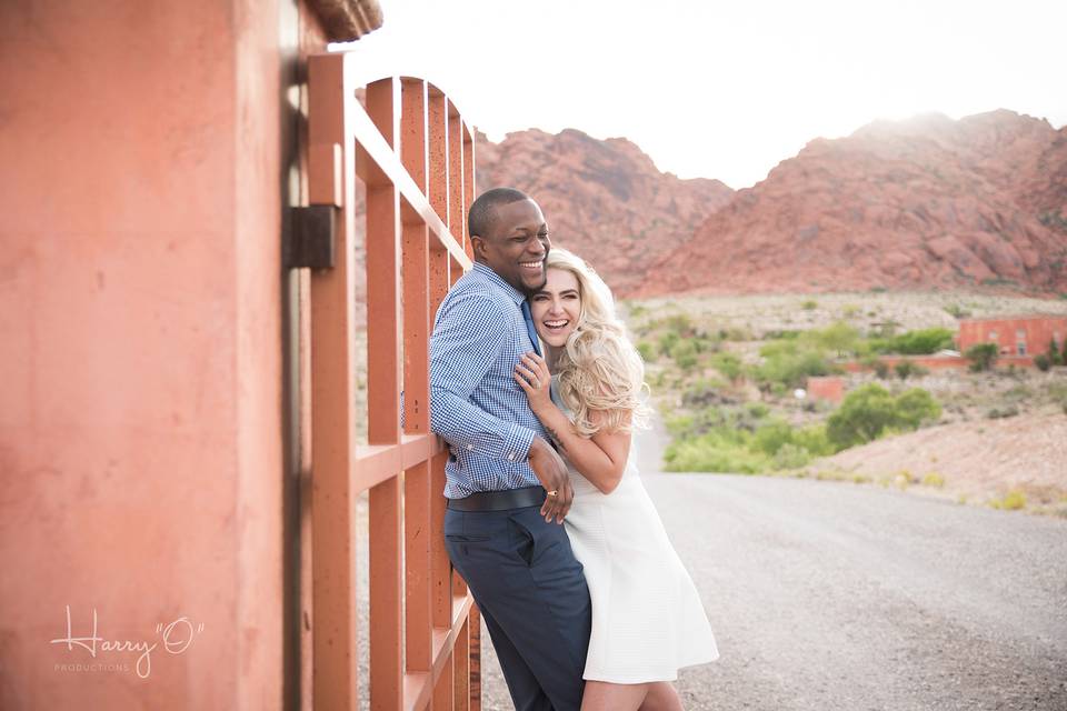 Creative couple portrait