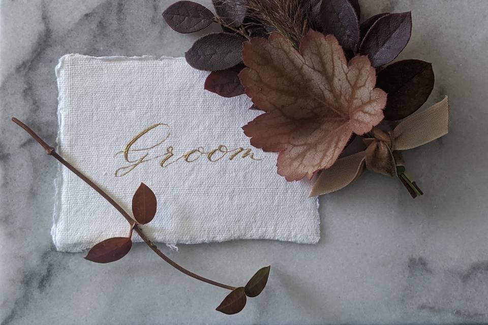 Groom's Boutonniere