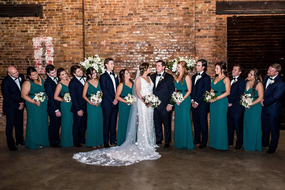 Large Bridal Party